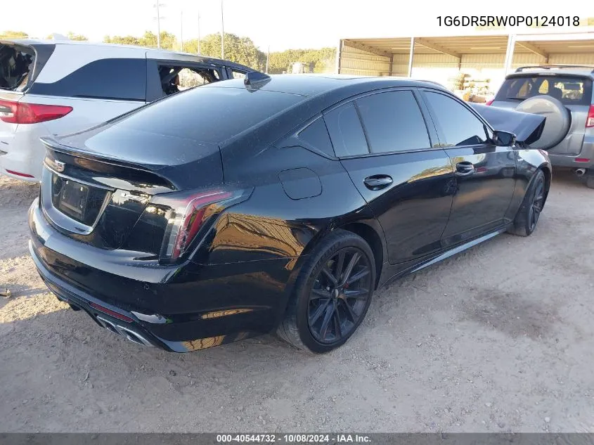 2023 Cadillac Ct5-V VIN: 1G6DR5RW0P0124018 Lot: 40544732