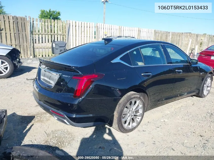 1G6DT5RK2L0153433 2020 Cadillac Ct5 Premium Luxury