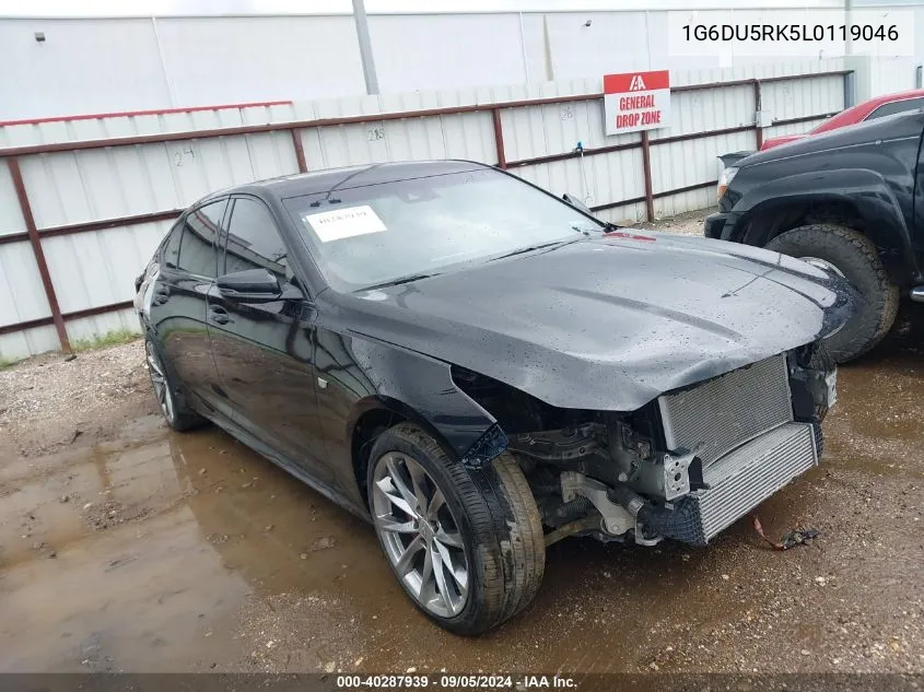 2020 Cadillac Ct5 Sport VIN: 1G6DU5RK5L0119046 Lot: 40287939