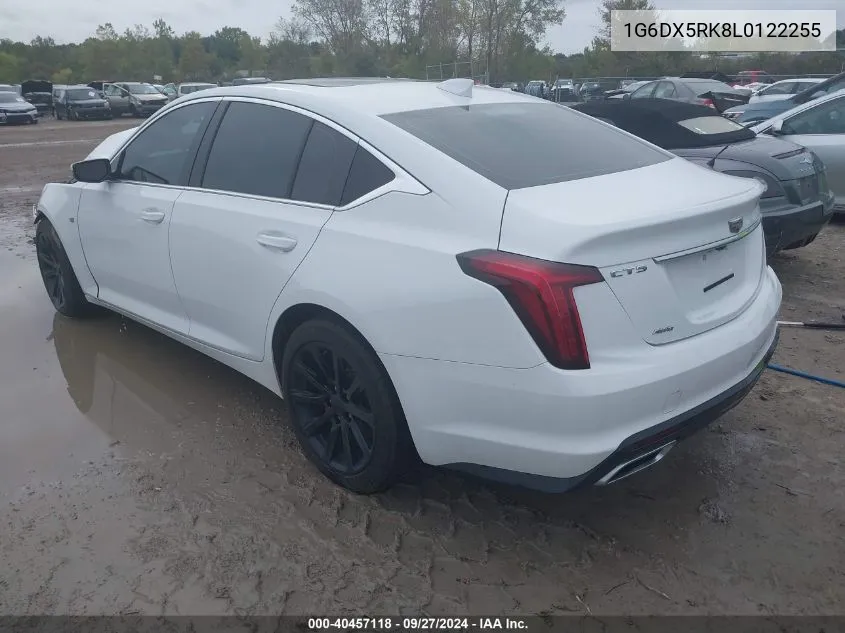 1G6DX5RK8L0122255 2020 Cadillac Ct5 Luxury