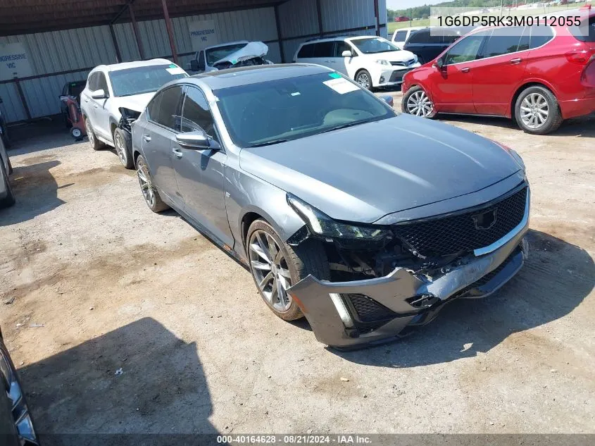 1G6DP5RK3M0112055 2021 Cadillac Ct5 Sport