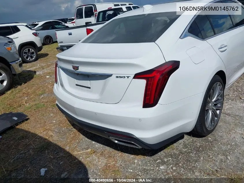 2021 Cadillac Ct5 Premium Luxury VIN: 1G6DN5RK9M0145762 Lot: 40490656