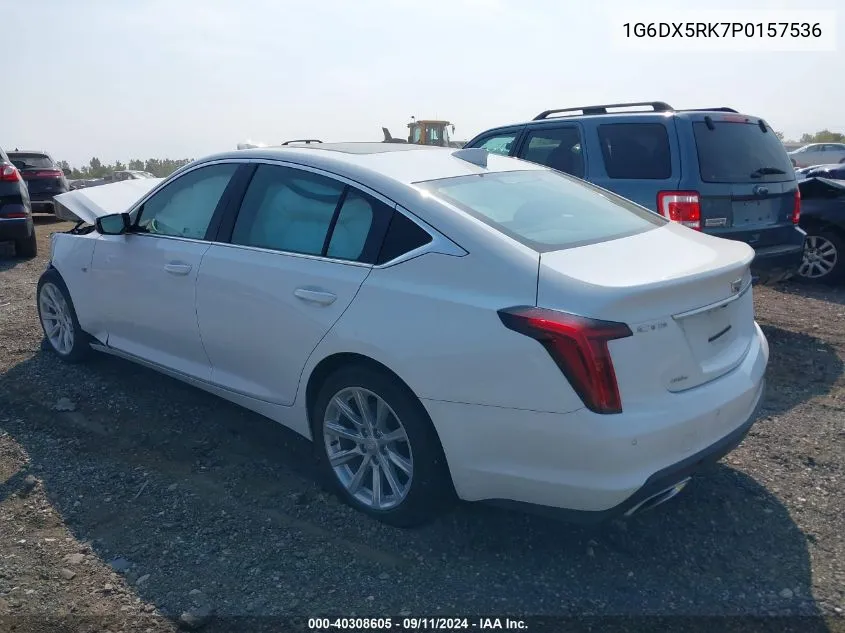 1G6DX5RK7P0157536 2023 Cadillac Ct5 Luxury