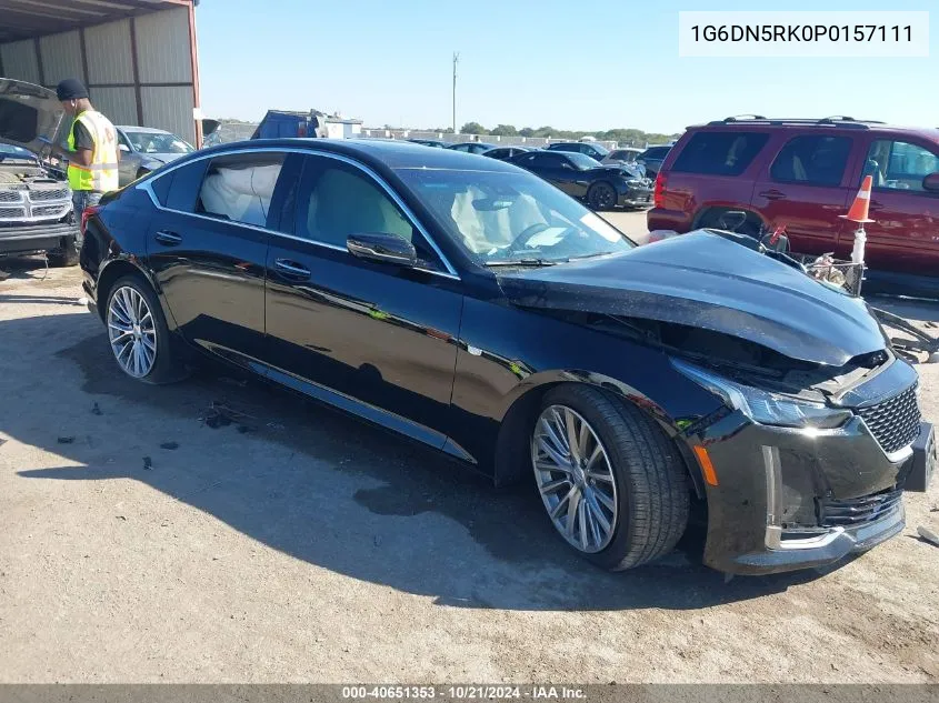 2023 Cadillac Ct5 Premium Luxury VIN: 1G6DN5RK0P0157111 Lot: 40651353