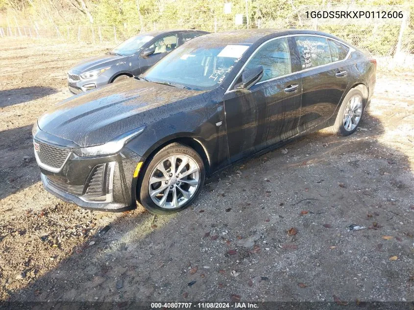 2023 Cadillac Ct5 Premium Luxury VIN: 1G6DS5RKXP0112606 Lot: 40807707