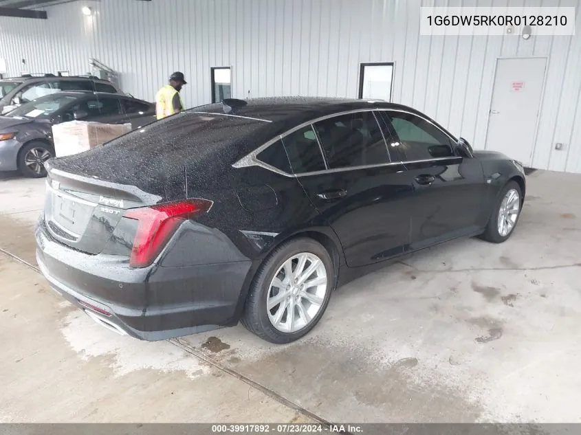 2024 Cadillac Ct5 Luxury VIN: 1G6DW5RK0R0128210 Lot: 39917892