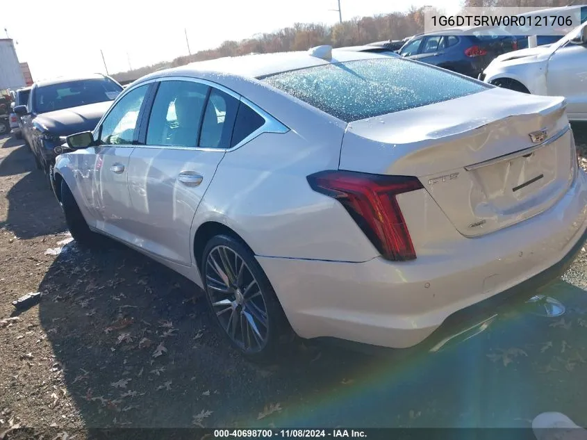 2024 Cadillac Ct5 Premium Luxury VIN: 1G6DT5RW0R0121706 Lot: 40698700