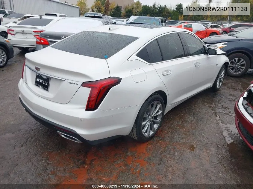 2024 Cadillac Ct5 Premium Luxury VIN: 1G6DN5RW2R0111138 Lot: 40888219