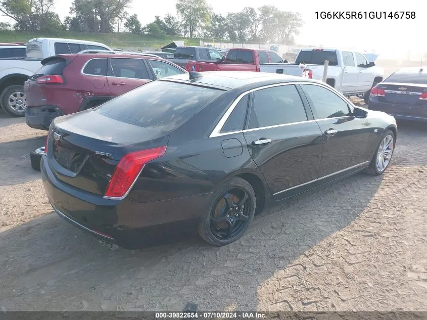 1G6KK5R61GU146758 2016 Cadillac Ct6 Platinum