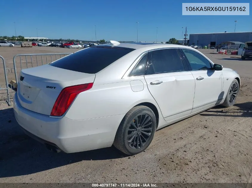 2016 Cadillac Ct6 Standard VIN: 1G6KA5RX6GU159162 Lot: 40797747