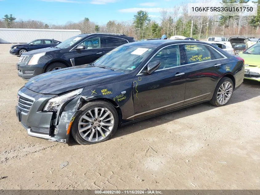 2016 Cadillac Ct6 Premium Luxury VIN: 1G6KF5RS3GU161750 Lot: 40892180