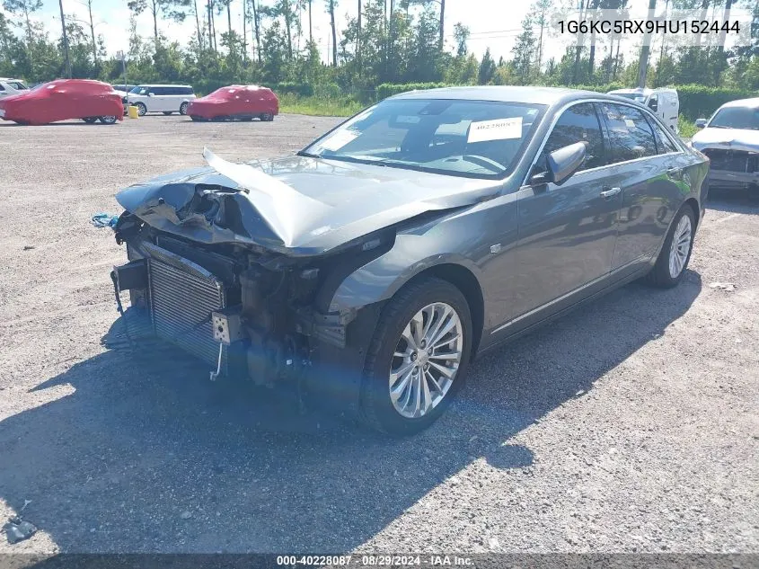 2017 Cadillac Ct6 Luxury VIN: 1G6KC5RX9HU152444 Lot: 40228087