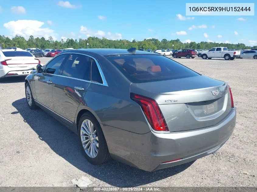 1G6KC5RX9HU152444 2017 Cadillac Ct6 Luxury