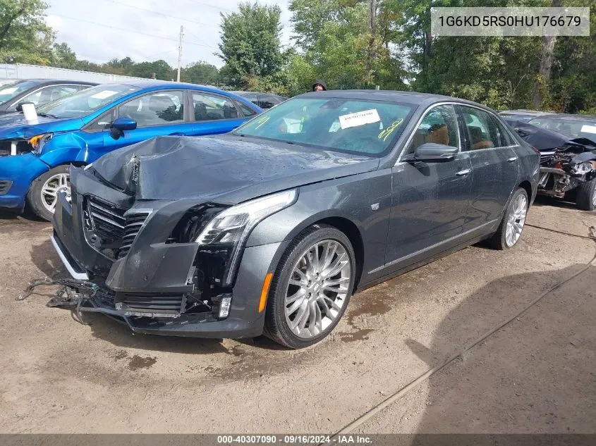 2017 Cadillac Ct6 Luxury VIN: 1G6KD5RS0HU176679 Lot: 40307090