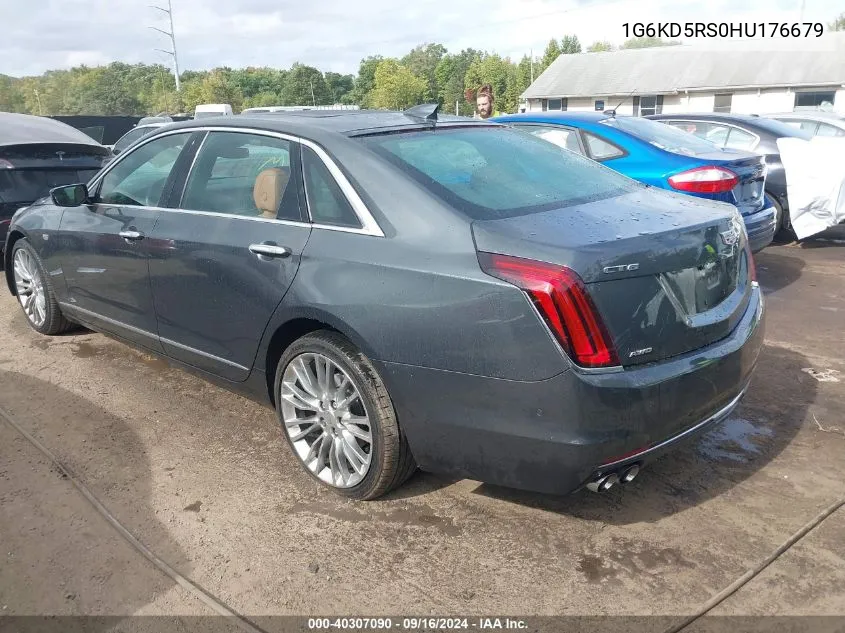 1G6KD5RS0HU176679 2017 Cadillac Ct6 Luxury