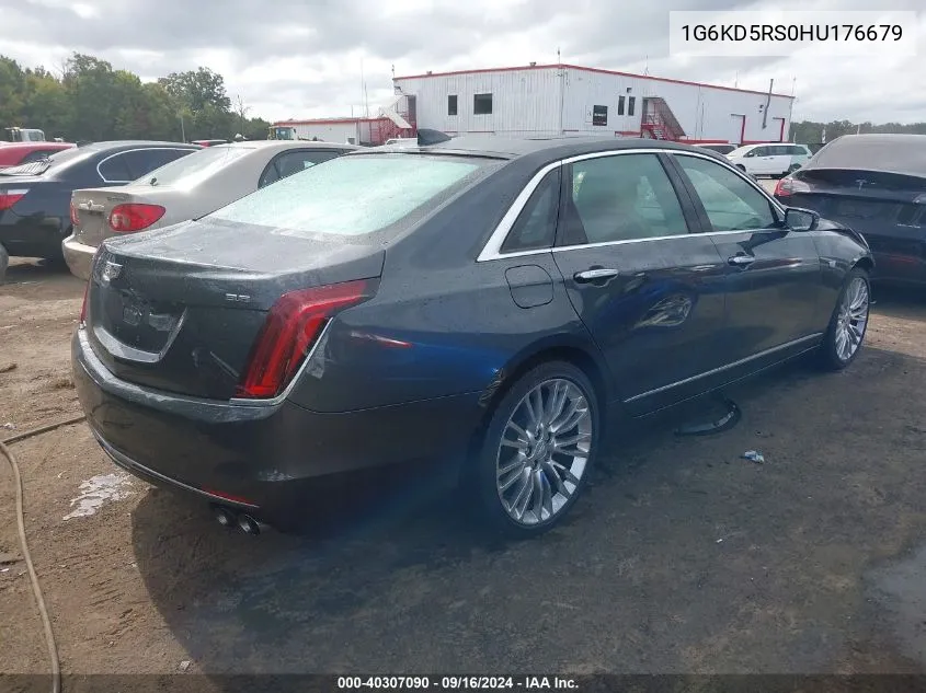 2017 Cadillac Ct6 Luxury VIN: 1G6KD5RS0HU176679 Lot: 40307090