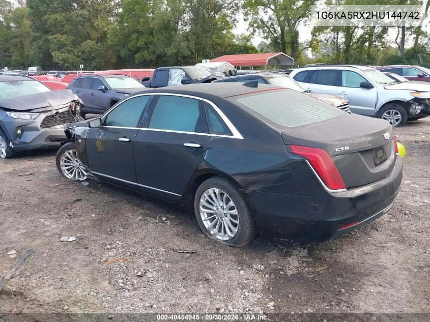 1G6KA5RX2HU144742 2017 Cadillac Ct6