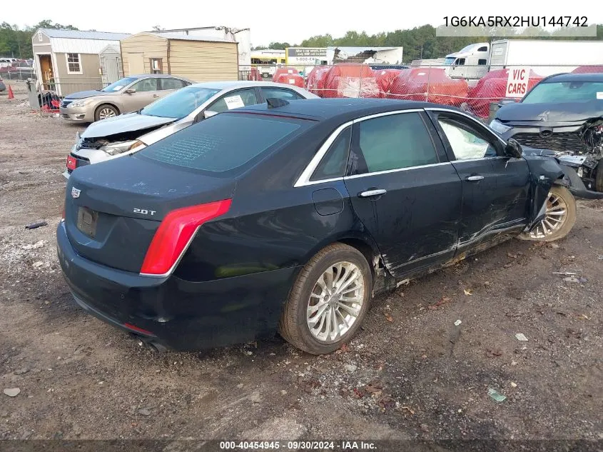 1G6KA5RX2HU144742 2017 Cadillac Ct6