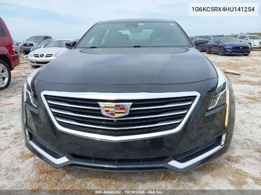 2017 Cadillac Ct6 Luxury VIN: 1G6KC5RX4HU141254 Lot: 40645252