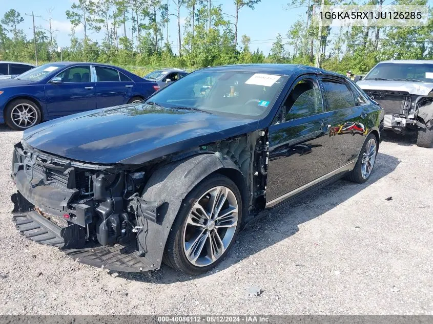 2018 Cadillac Ct6 Standard VIN: 1G6KA5RX1JU126285 Lot: 40086112