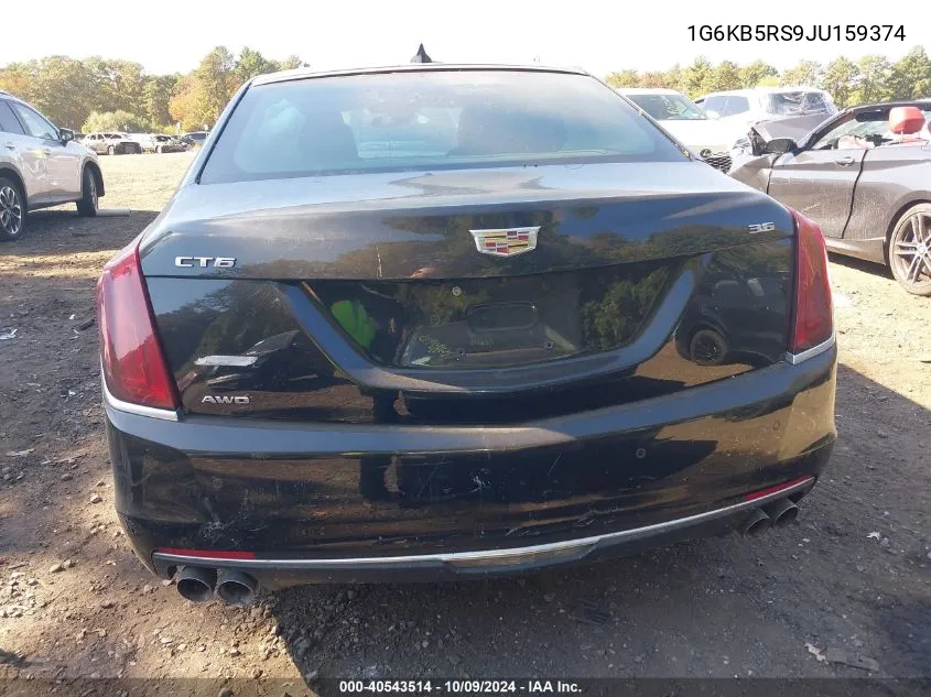 1G6KB5RS9JU159374 2018 Cadillac Ct6 Standard