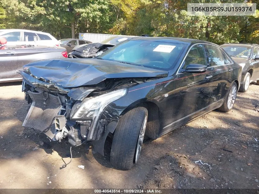 1G6KB5RS9JU159374 2018 Cadillac Ct6 Standard