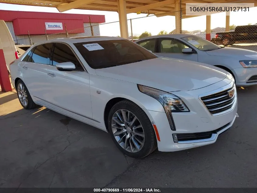 2018 Cadillac Ct6 Twin Turbo Premium Luxury VIN: 1G6KH5R68JU127131 Lot: 40790669