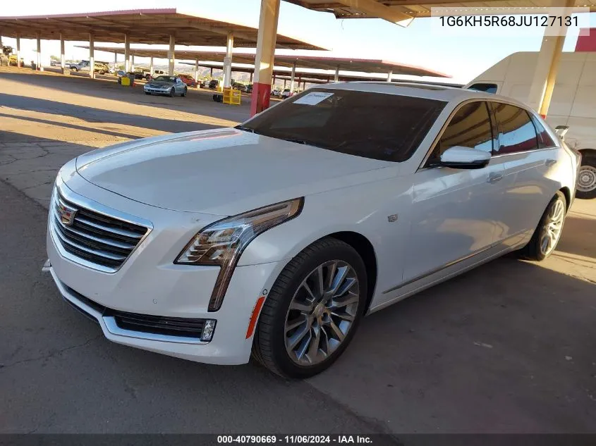 2018 Cadillac Ct6 Twin Turbo Premium Luxury VIN: 1G6KH5R68JU127131 Lot: 40790669