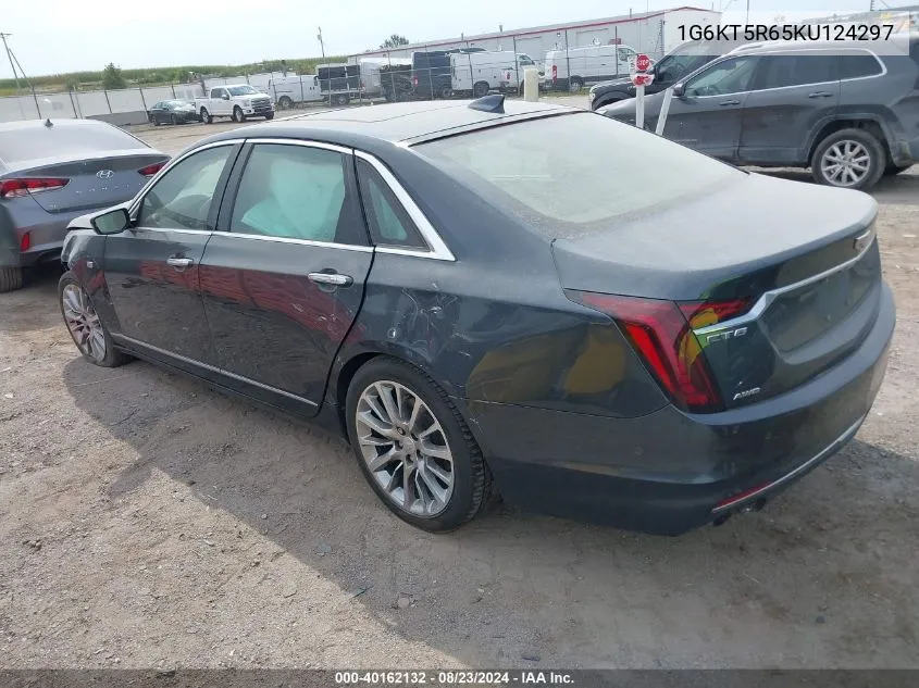 2019 Cadillac Ct6 Platinum VIN: 1G6KT5R65KU124297 Lot: 40162132