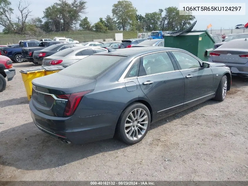 2019 Cadillac Ct6 Platinum VIN: 1G6KT5R65KU124297 Lot: 40162132