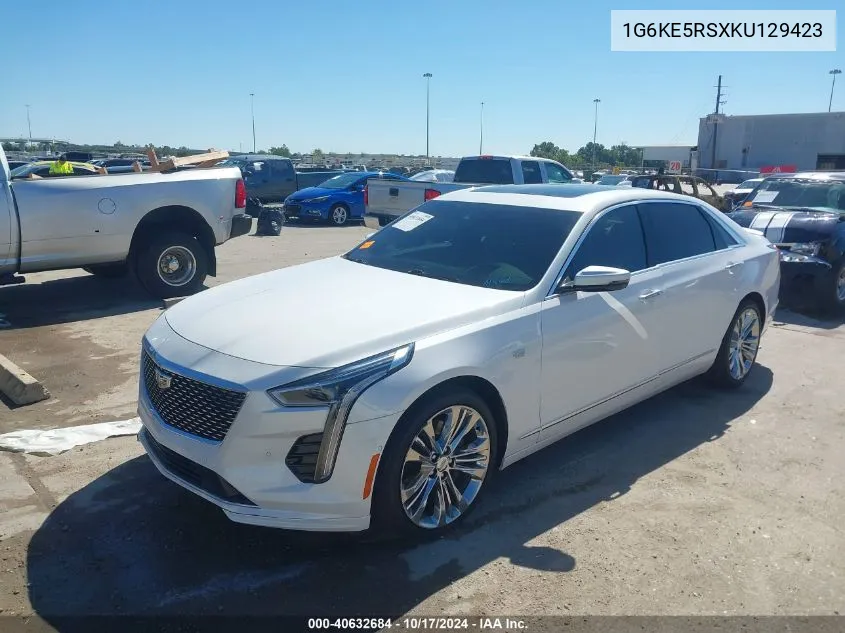 1G6KE5RSXKU129423 2019 Cadillac Ct6 Premium Luxury