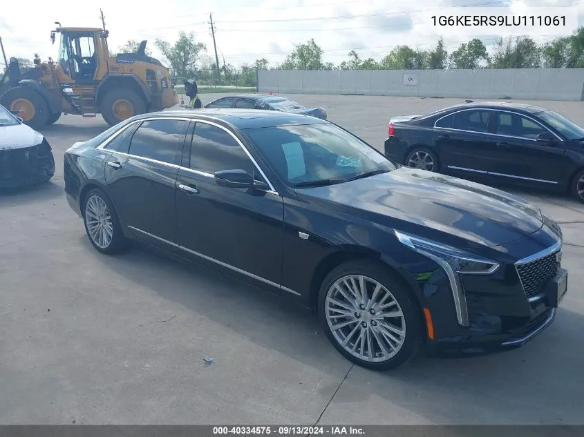 1G6KE5RS9LU111061 2020 Cadillac Ct6 Luxury Csav