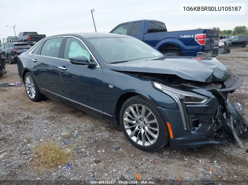 1G6KB5RS0LU105187 2020 Cadillac Ct6 Luxury