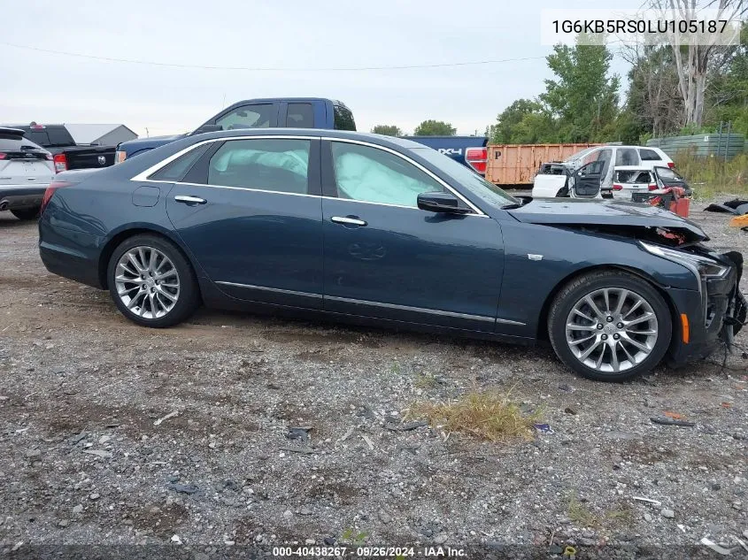 1G6KB5RS0LU105187 2020 Cadillac Ct6 Luxury