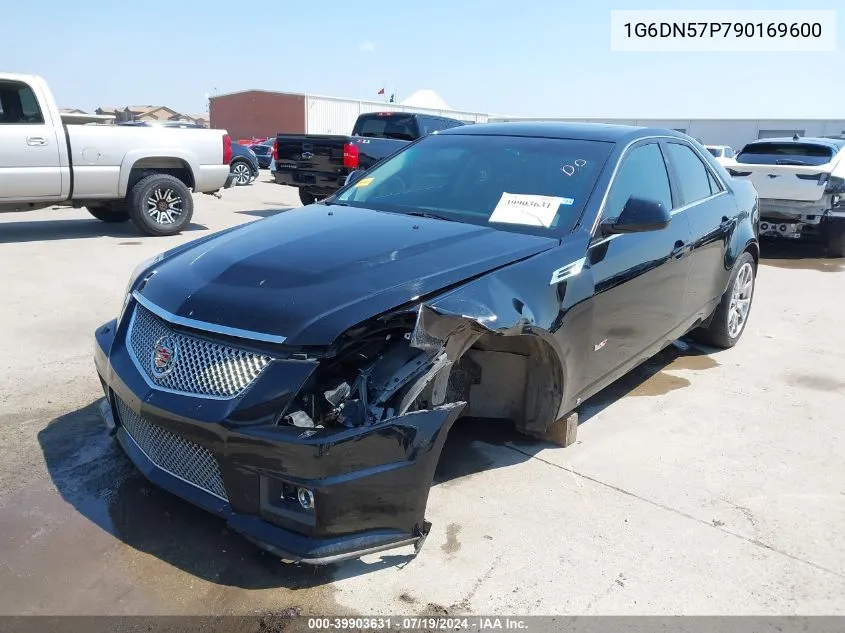 2009 Cadillac Cts-V VIN: 1G6DN57P790169600 Lot: 39903631