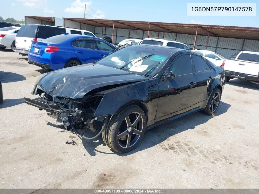 2009 Cadillac Cts-V VIN: 1G6DN57P790147578 Lot: 40057199