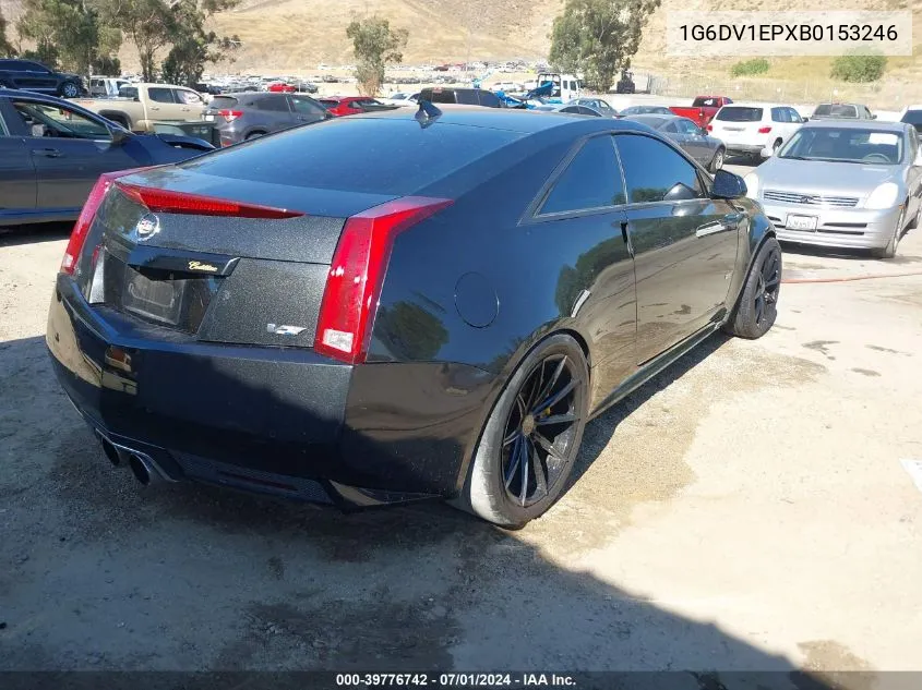 2011 Cadillac Cts-V VIN: 1G6DV1EPXB0153246 Lot: 39776742