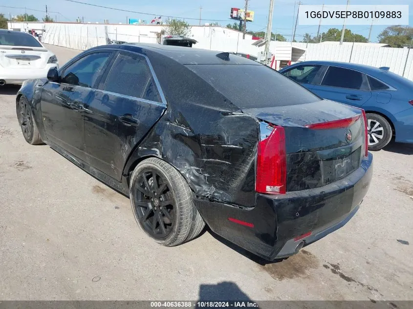 2011 Cadillac Cts-V VIN: 1G6DV5EP8B0109883 Lot: 40636388