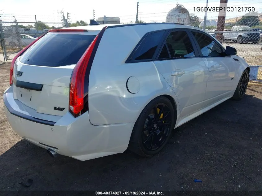 2012 Cadillac Cts-V VIN: 1G6DV8EP1C0121750 Lot: 40374927