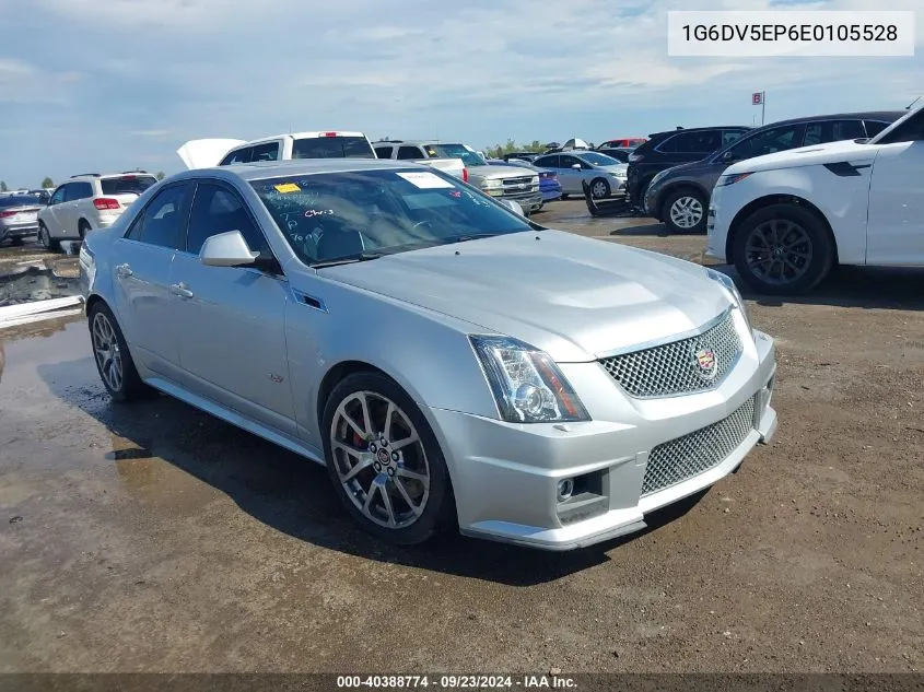 2014 Cadillac Cts-V VIN: 1G6DV5EP6E0105528 Lot: 40388774