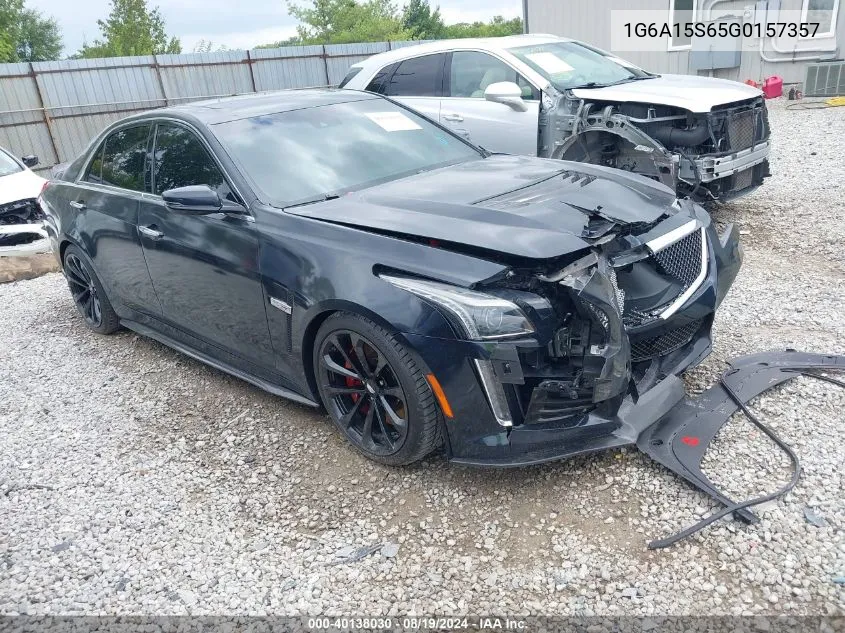 2016 Cadillac Cts-V VIN: 1G6A15S65G0157357 Lot: 40138030