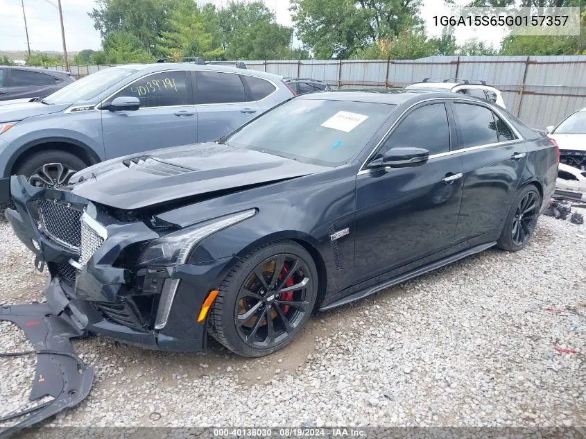 2016 Cadillac Cts-V VIN: 1G6A15S65G0157357 Lot: 40138030