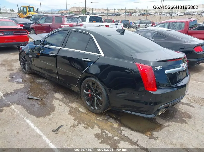 1G6A15S66H0185802 2017 Cadillac Cts-V