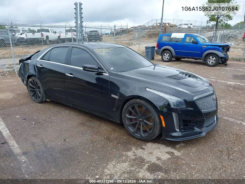 2018 Cadillac Cts-V VIN: 1G6A15S62J0107684 Lot: 40331298