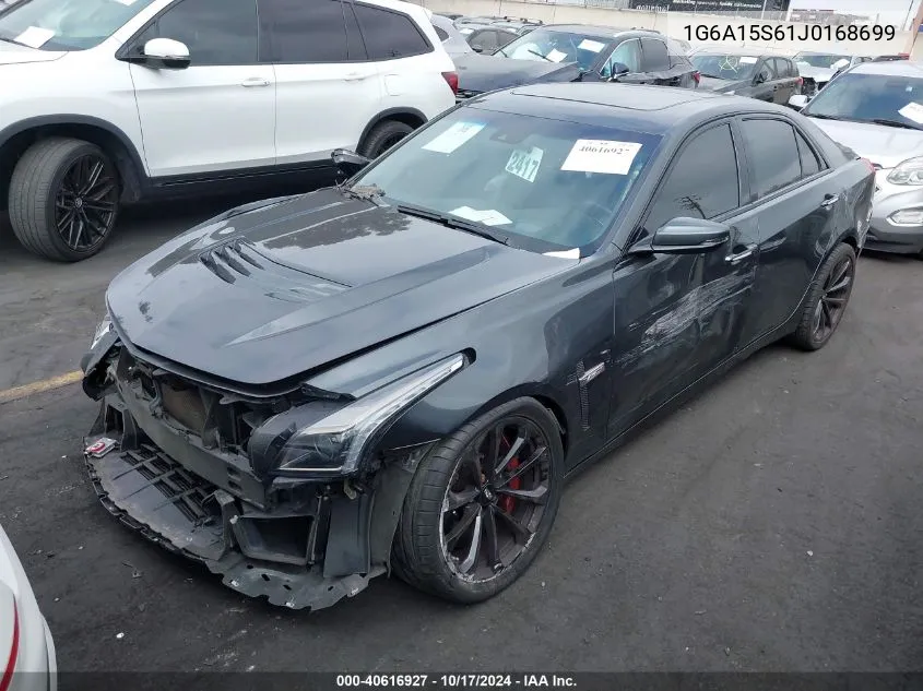 2018 Cadillac Cts-V VIN: 1G6A15S61J0168699 Lot: 40616927