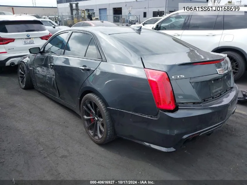 2018 Cadillac Cts-V VIN: 1G6A15S61J0168699 Lot: 40616927