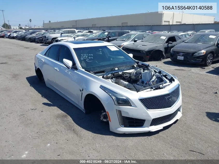 1G6A15S64K0140588 2019 Cadillac Cts-V