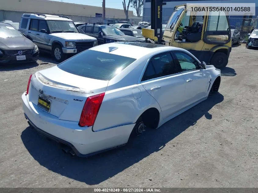 1G6A15S64K0140588 2019 Cadillac Cts-V