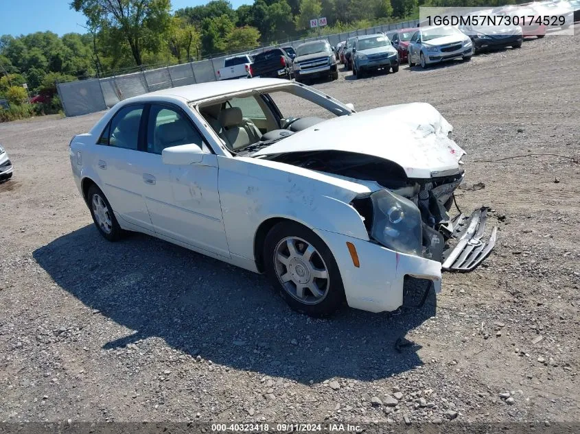 2003 Cadillac Cts Standard VIN: 1G6DM57N730174529 Lot: 40323418