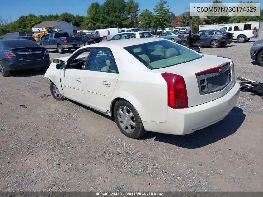 2003 Cadillac Cts Standard VIN: 1G6DM57N730174529 Lot: 40323418